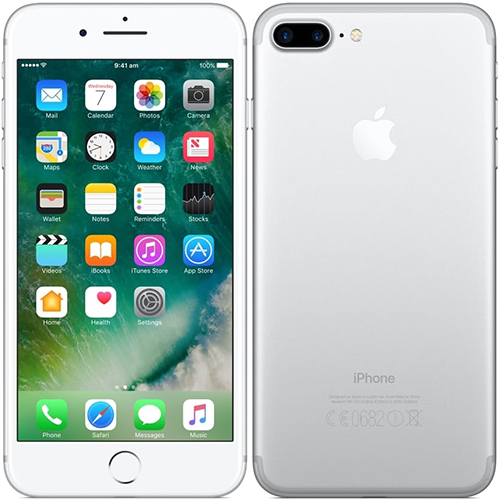 Mobile Phones : Apple Iphone 7 Plus 32GB Silver (Excellent